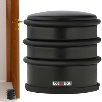 Volně stojící dveřní zarážka černá 7 cm