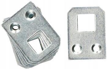 Držák na nábytek 20x15 držák na nábytek - 50 ks. stříbro kotarbau