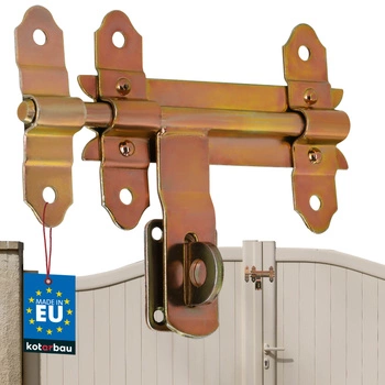 Šroub brány garážových vrat zinek zlato 150 mm