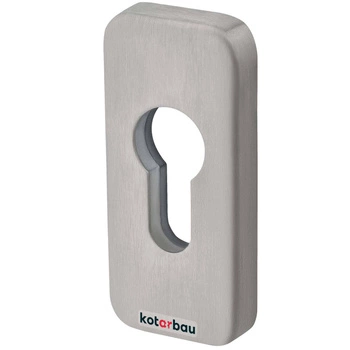 Horní obdélníková vložka kliky dveří inox