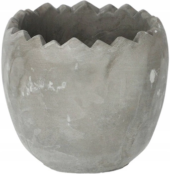 Keramický obal na květináč se skořápkou ⌀12 cm