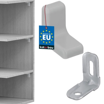 Komandorek nábytková úhlová konzola s víčkem světlý jasan