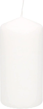 Pevná stolní svíčka classic white 12 cm