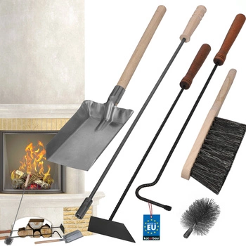 Sada na čištění krbových kamen 6 dílů
