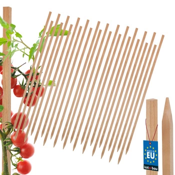 Dřevěné kůly na rajčata zeleninu zahradní podpěry 80 cm sada 25 ks.