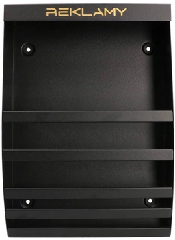 Koš na noviny reklamu - Barva matná černá