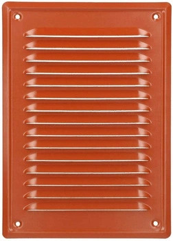 Komínová větrací mřížka se síťkou 230x165 cihla