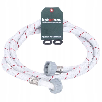 Opletená přívodní hadice k pračce 2,0 m 3/4''