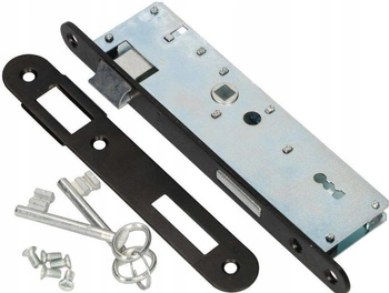 Zadlabávací zámek dveří 72/34 mm klíčová levá západka