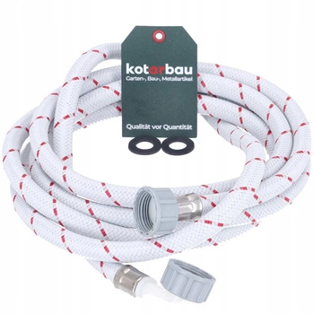 Opletená přívodní hadice k pračce 3,0 m 3/4''