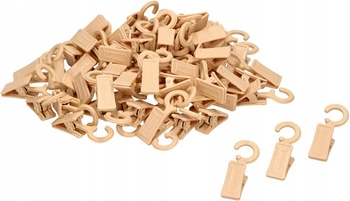 Plastové žabky záclonová tyč sada 100 ks.