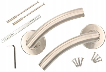 Sada dveřních klik 130mm z nerezové oceli inox