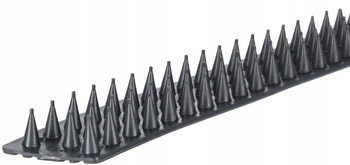 Plastové hroty pro ptáky holuby 50x4,5cm šedá kotarbau