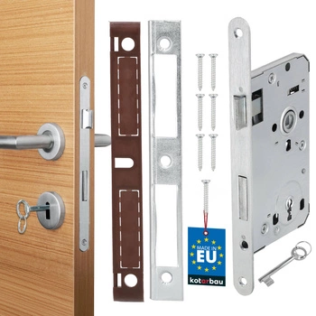 Zadlabací zámek s klíčem pravá vložka 72/55