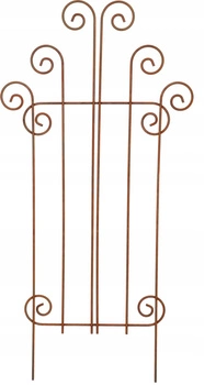 Plot palisádový zahradní plot poháněný rzí 48 cm