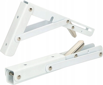 Skládací policový držák 200 bílý - 2 ks.