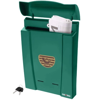 Poštovní schránka zelená 40x28 cm