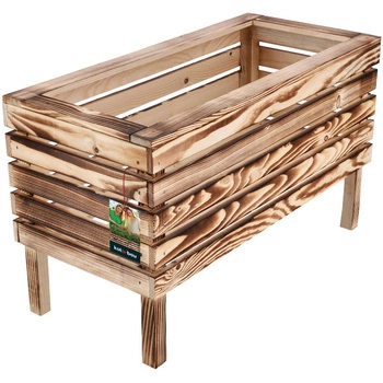 Zahradní dřevěný truhlík na květiny 64 cm