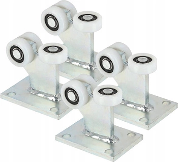 3 válečkový portálový vozík fi 43 pevný válečkový portál - 4 ks.