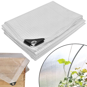 Ochranná plachta silná silná průhledná skleníková 120 g/m2 3x5 m
