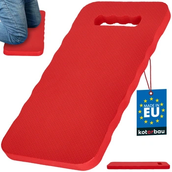 Pěnová zahradní podložka pod kolena červená 40x20 cm