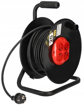 Naviják prodlužovacího kabelu 3x1,5 konstrukce z/u 20m kotarbau