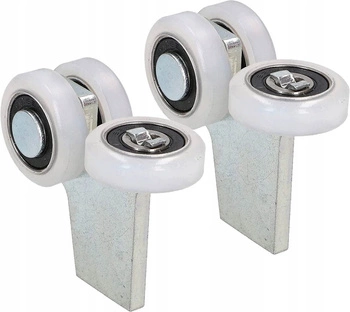 Vozík na posuvné dveře s 3 kolečky fi 25 - 2 ks.