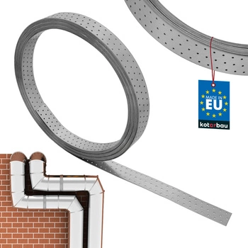 Montážní ocelová pozinkovaná perforovaná páska 60 x 2 mm 25 m