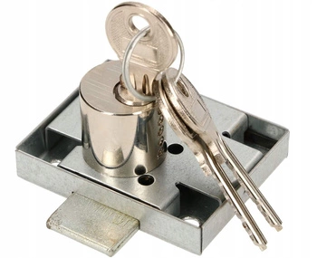 Nábytkový zámek levý pro klíč k barové skříňce 45x56mm