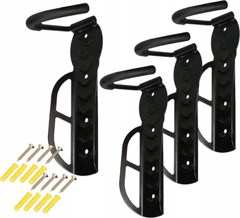 Skládací hák na kolo nástěnný sada 4 ks.