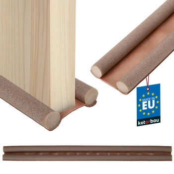 Těsnění z pěny pod dveře odhlučňující 30 mm 95 cm hnědé