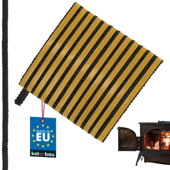 Samolepicí páska na těsnění krbu a kamen 7x3 mm 2,5 m