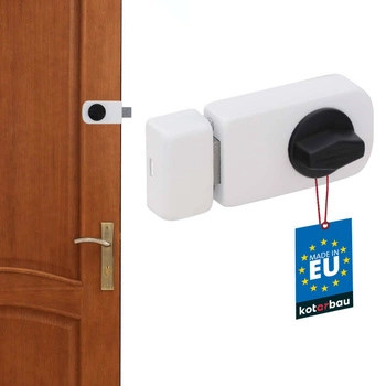 Zámek horních dveří bílý 50 mm