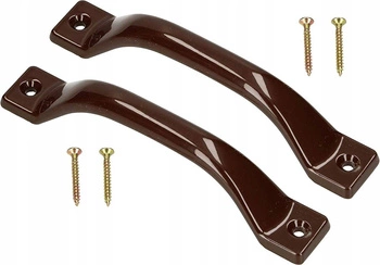 Nábytková úchytka antaba 140 pro skříňky zásuvky 2 ks - Barva hnědá