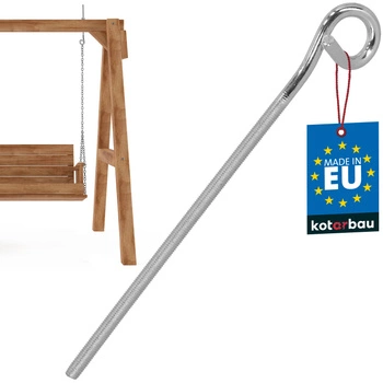 Houpačkový hák šroubovací nerezový M10 300 mm