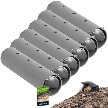 Tunelová past na krtky 20 cm sada 6 ks.