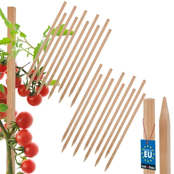 Dřevěné kůly na rajčata zeleninu zahradní podpěry 30 cm sada 20 ks.