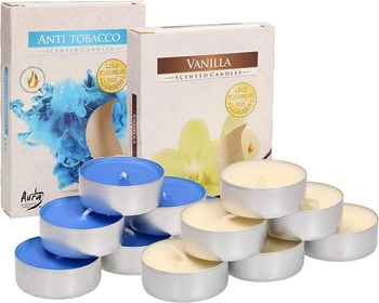 Sada ohřívačů svíček s vonnými náplněmi - 12 ks.