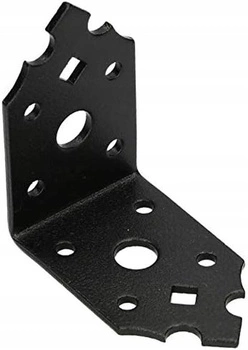 Úhelníková konzola pro dekorativní truhlářské výrobky 65x65x40mm