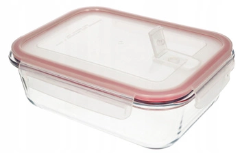 Vzduchotěsná skleněná nádoba na oběd 1500 ml kotarbau transparentní