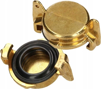 Mosazná zátka spojky vodovodní hadice - 2 ks. kotarbau