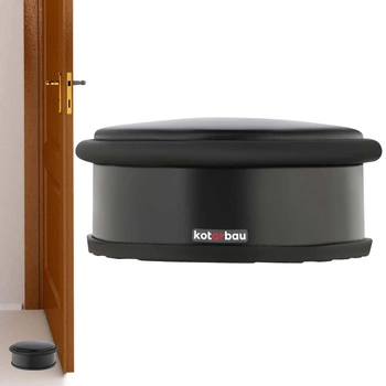 Volně stojící dveřní zarážka černá 4 cm