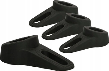 Odporový doraz dveří - 4 ks - Barva černá