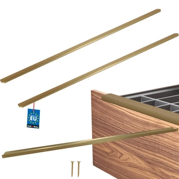 Uchyt nábytkový hliníkový zlatý mat 980/1000 mm sada 2 ks.