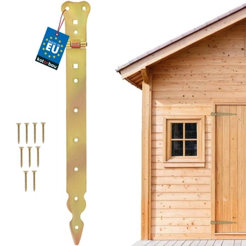 Úzký altánový závěs pro okenice a dveře zlato 350 mm