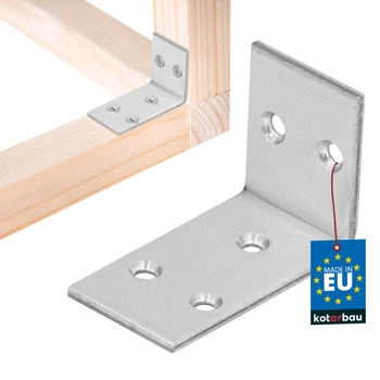 Tesařský úhelník nerezový pozinkovaný 30x45x25 mm