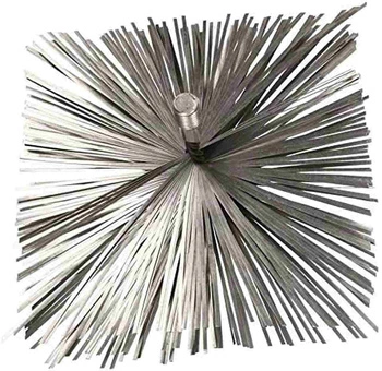 Drátěný komínový kartáč 160x160 mm stříbro kotarbau