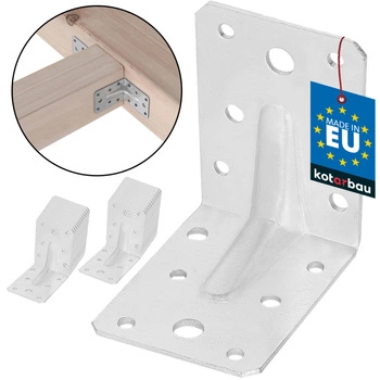 Úhelník s prolisem 75x75x55 - 25 ks.