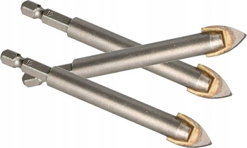 12 mm řezný bit na kameninovou keramiku - 3 ks.