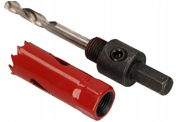 Bimetalová pila na otvory 19mm korunkový frézovací adaptér